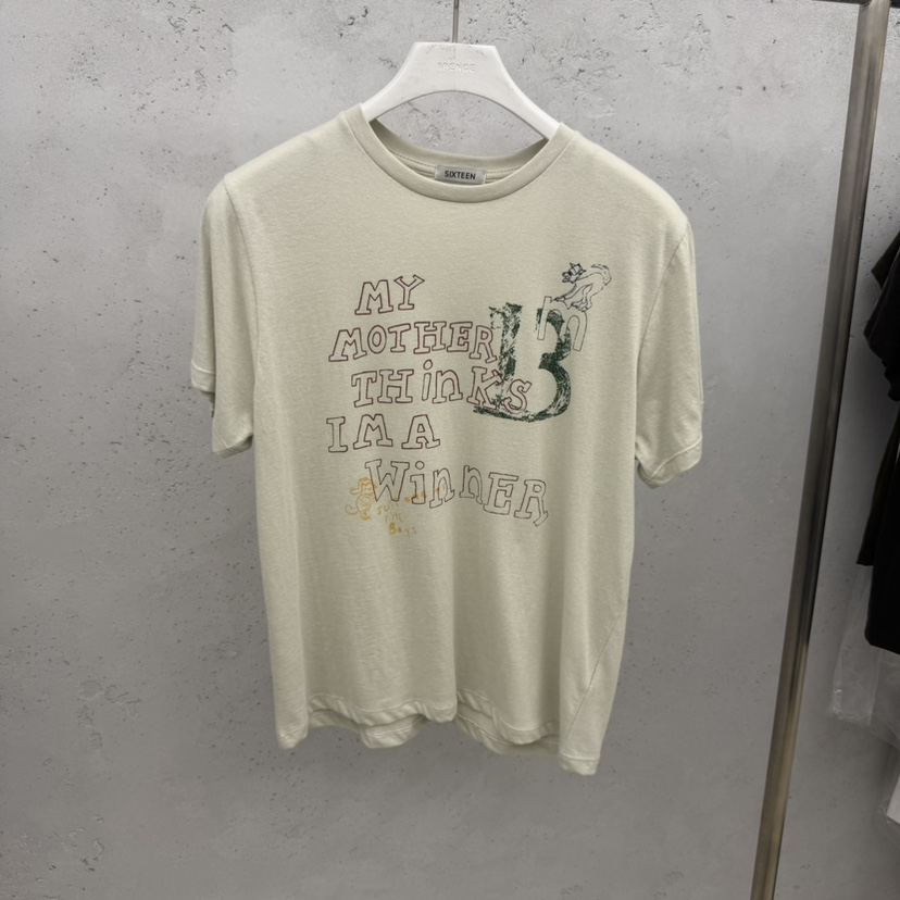SIXTEEN東大門代購女裝新品26春夏職業人氣真品時尚休閑T恤SIXTEENT恤圖色2