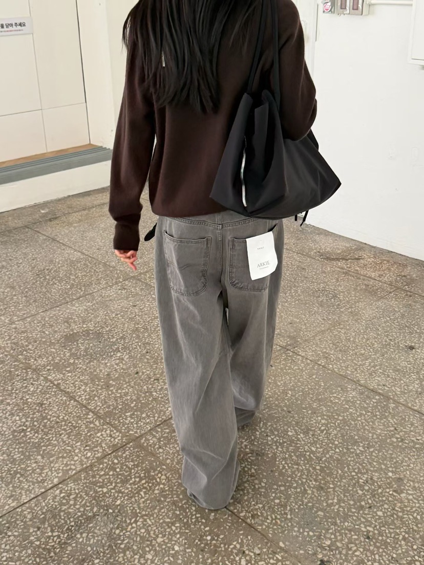 ARKIE/TAF韓國代購女士新品休閑人氣26秋冬職業26初秋牛仔褲ARKIE/TAF牛仔褲