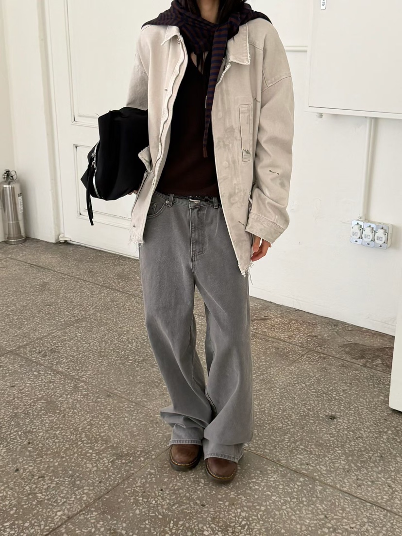 ARKIE/TAF韓國代購女士新品休閑人氣26秋冬職業26初秋牛仔褲ARKIE/TAF牛仔褲