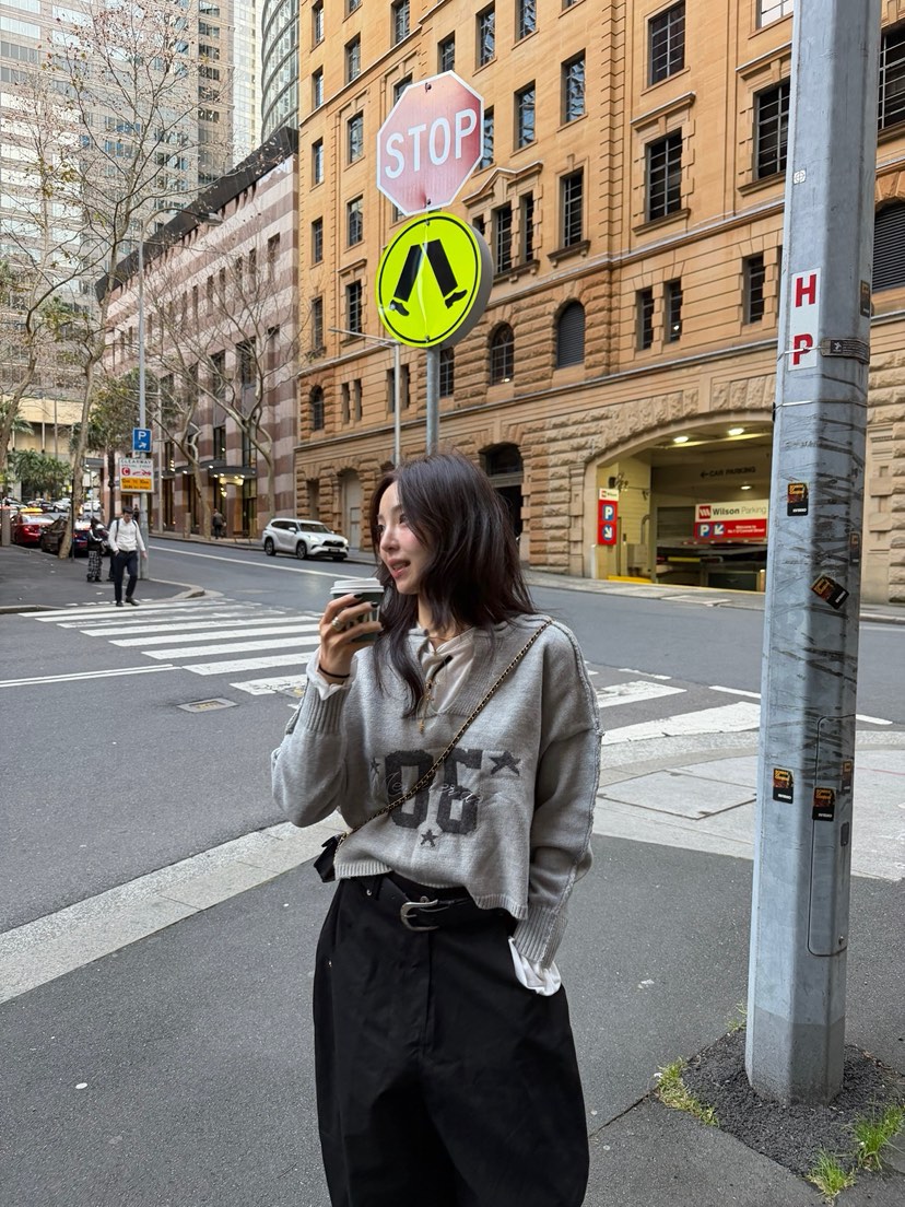 SOLAR韓國代購女裝新款真品熱賣26秋冬推薦人氣26初秋針織衫SOLAR針織衫