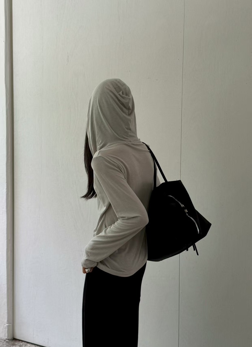 ARKIE/TAF韓國代購女裝新品26秋冬真品長袖T恤連帽衫羊毛ARKIE/TAF長袖T恤