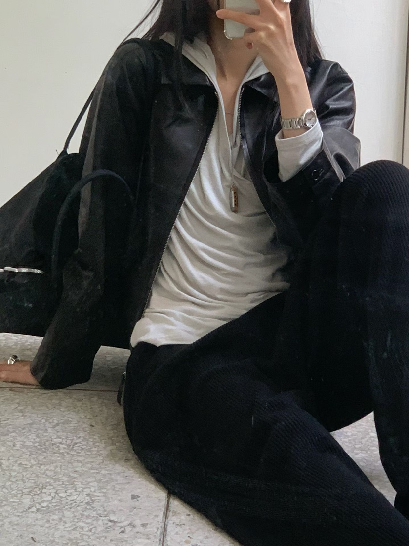ARKIE/TAF韓國代購女裝新品26秋冬真品長袖T恤連帽衫羊毛ARKIE/TAF長袖T恤