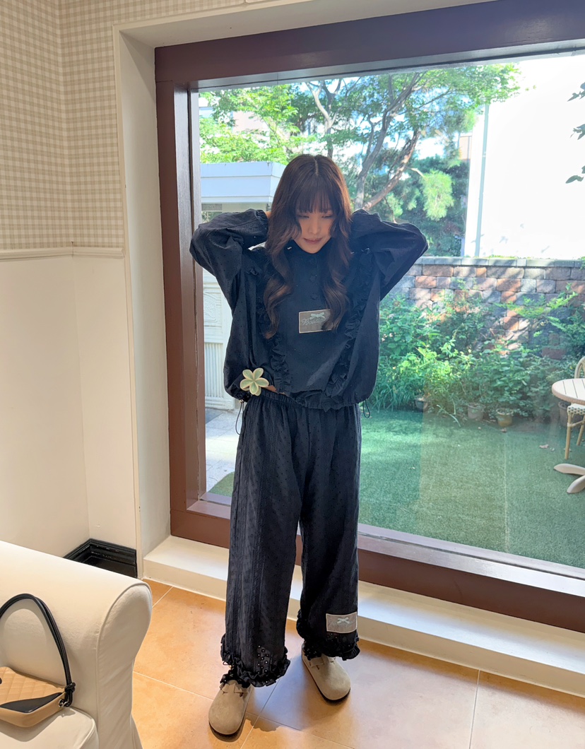 BOUTIQUE-L韓國直郵女士新款人氣26初秋時尚26秋冬襯衫蕾絲衫BOUTIQUE-L襯衫/蕾絲衫