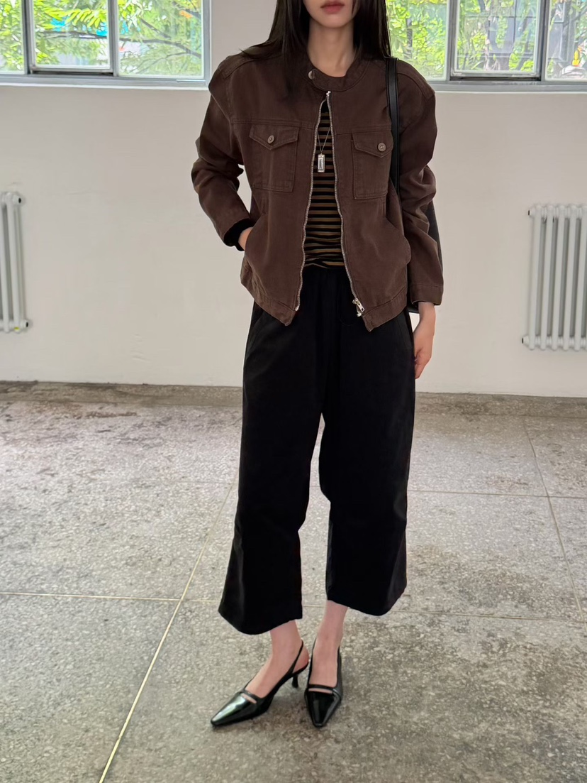 ARKIE/TAF東大門實拍女士新品休閑推薦26秋冬26初秋休閑褲ARKIE/TAF休閑褲