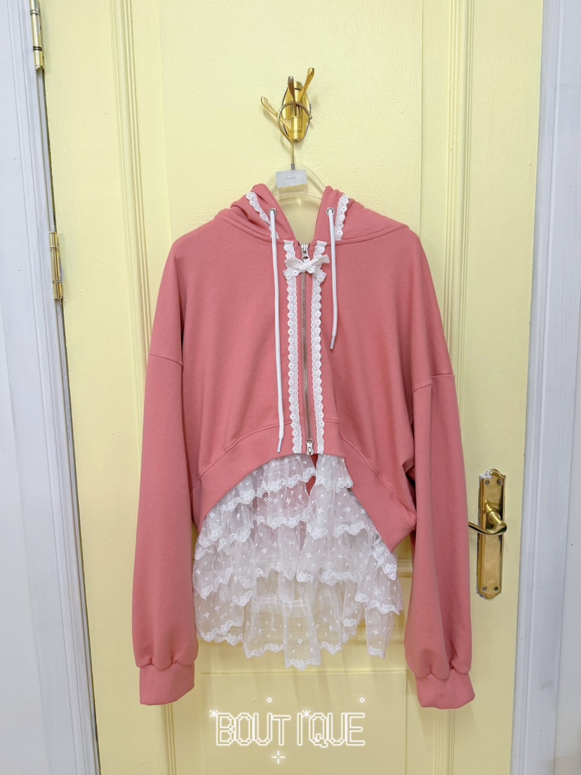 BOUTIQUE-L東大門代購女士新品熱賣人氣推薦26初秋衛衣蕾絲BOUTIQUE-L衛衣圖色2