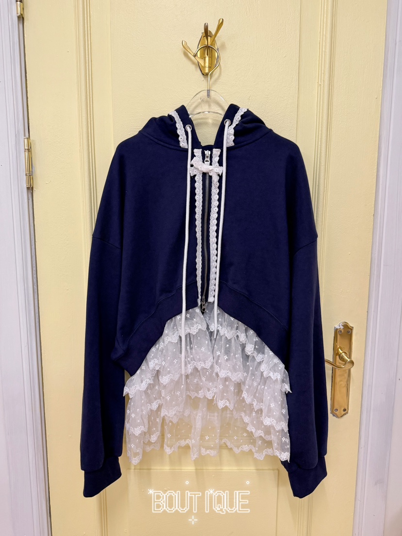 BOUTIQUE-L東大門代購女士新品熱賣人氣推薦26初秋衛衣蕾絲BOUTIQUE-L衛衣圖色3