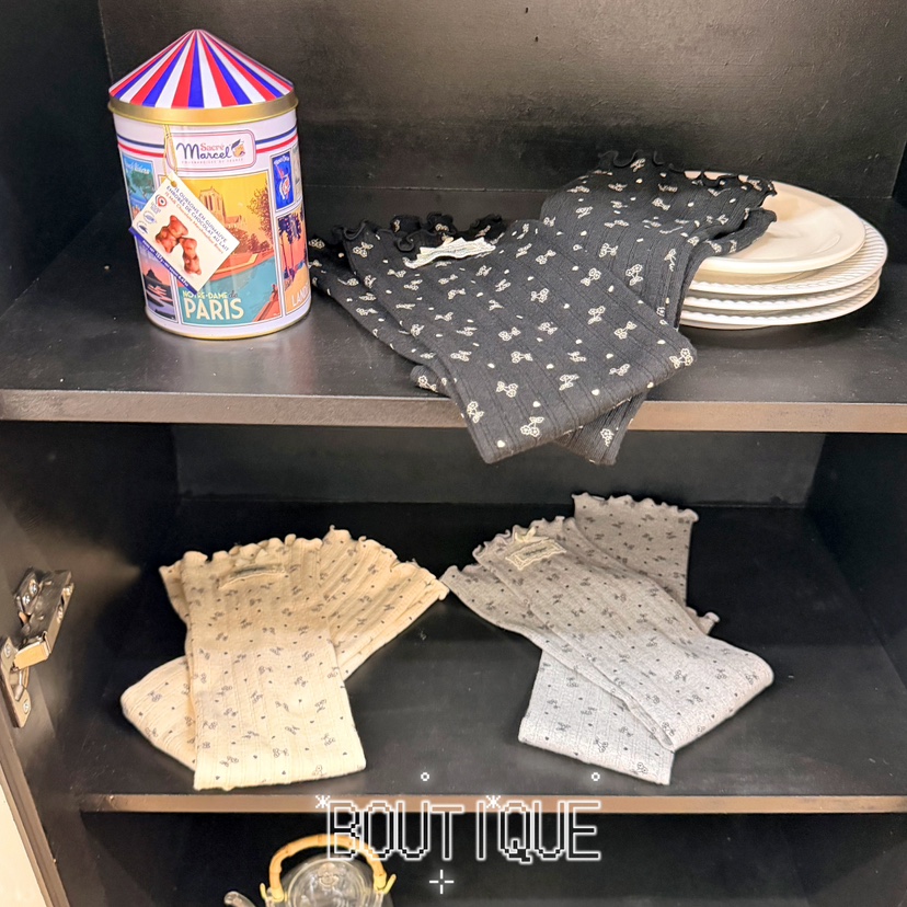 BOUTIQUE-L東大門代購女裝新款休閑職業真品26秋冬26初秋襪子BOUTIQUE-L襪子