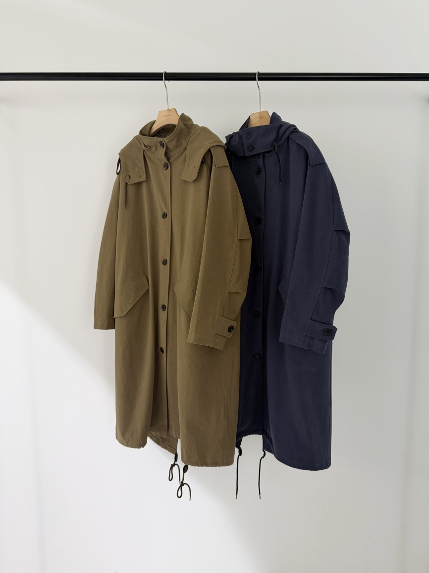 LOGARDEN韓國代購女士新品26初秋熱賣真品時尚26秋冬長款風衣LO GARDEN長款風衣
