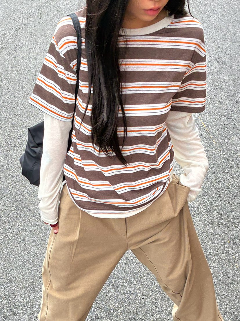 CM東大門直郵女士新款人氣26初秋26秋冬熱賣休閑真品長袖T恤CM_centimeter長袖T恤