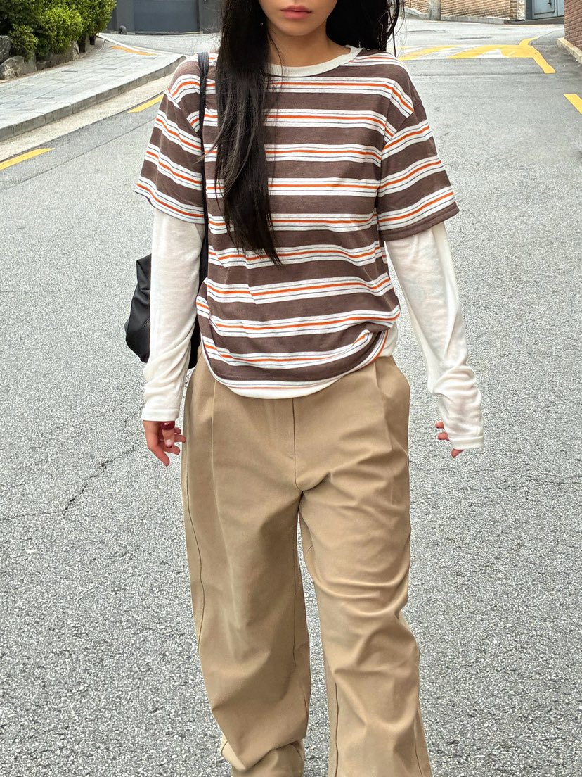 CM東大門直郵女士新款人氣26初秋26秋冬熱賣休閑真品長袖T恤CM_centimeter長袖T恤