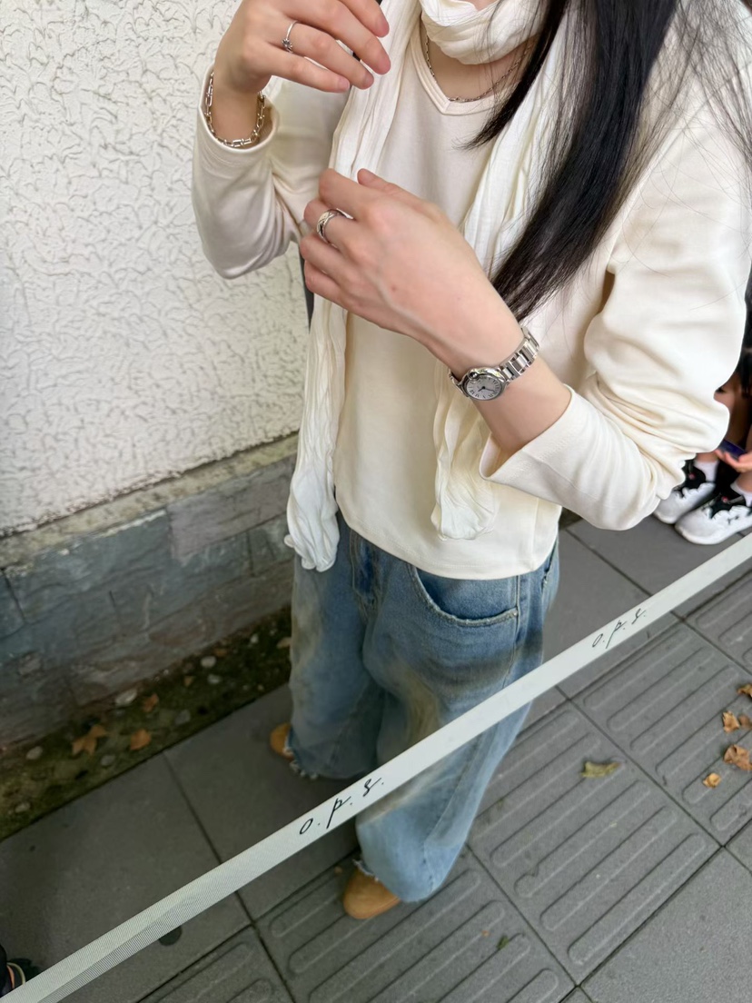 ARKIE/TAF東大門直郵女士新款職業時尚熱賣推薦長袖T恤V領ARKIE/TAF長袖T恤
