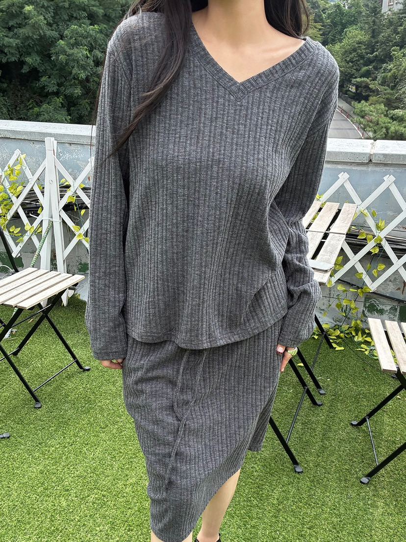 CM東大門實拍女士新款26初秋26秋冬人氣時尚職業休閑長袖T恤CM_centimeter長袖T恤