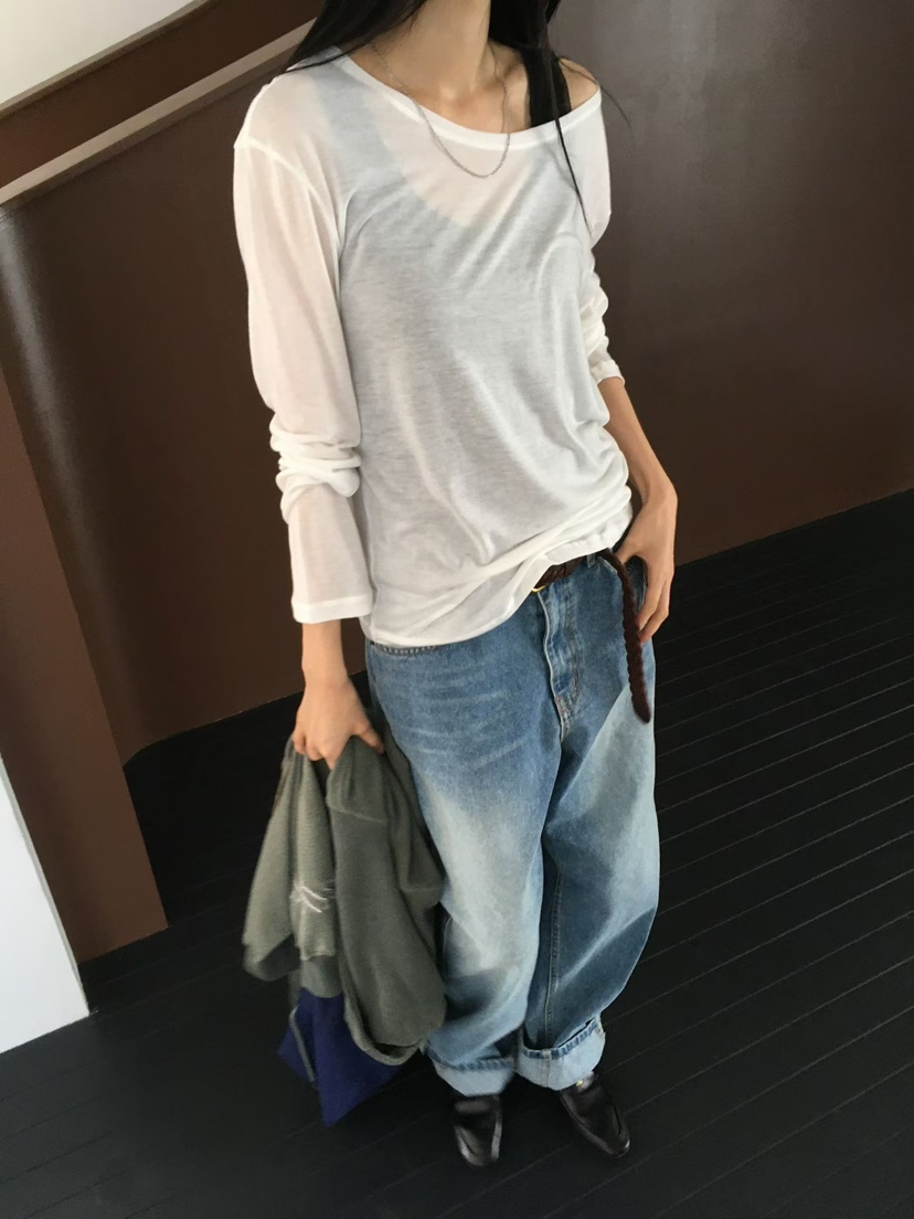 MINIMUZE東大門代購女裝新款休閑職業26初秋時尚熱賣長袖T恤MINIMUZE長袖T恤