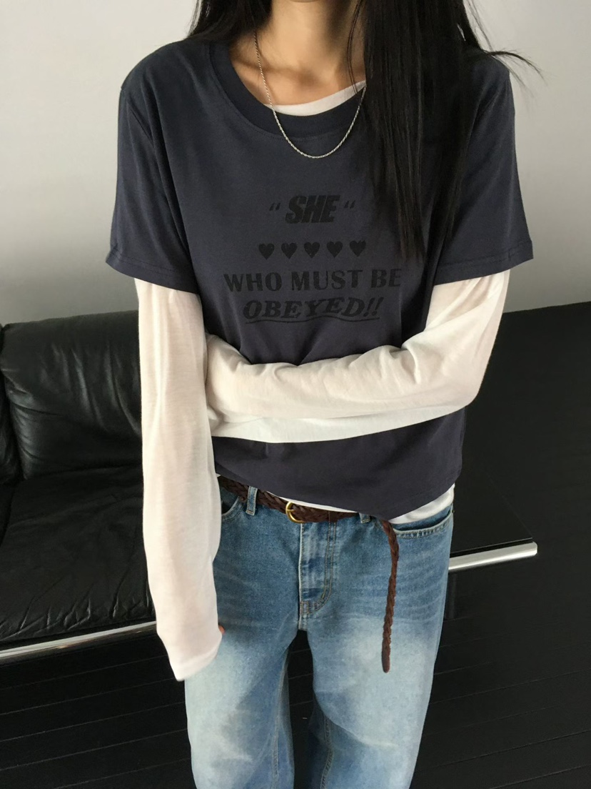 MINIMUZE東大門代購女裝新款休閑職業26初秋時尚熱賣長袖T恤MINIMUZE長袖T恤