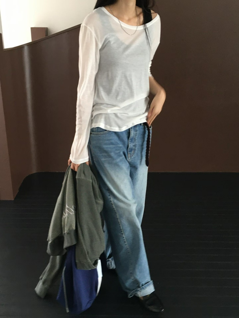 MINIMUZE東大門代購女裝新款休閑職業26初秋時尚熱賣長袖T恤MINIMUZE長袖T恤