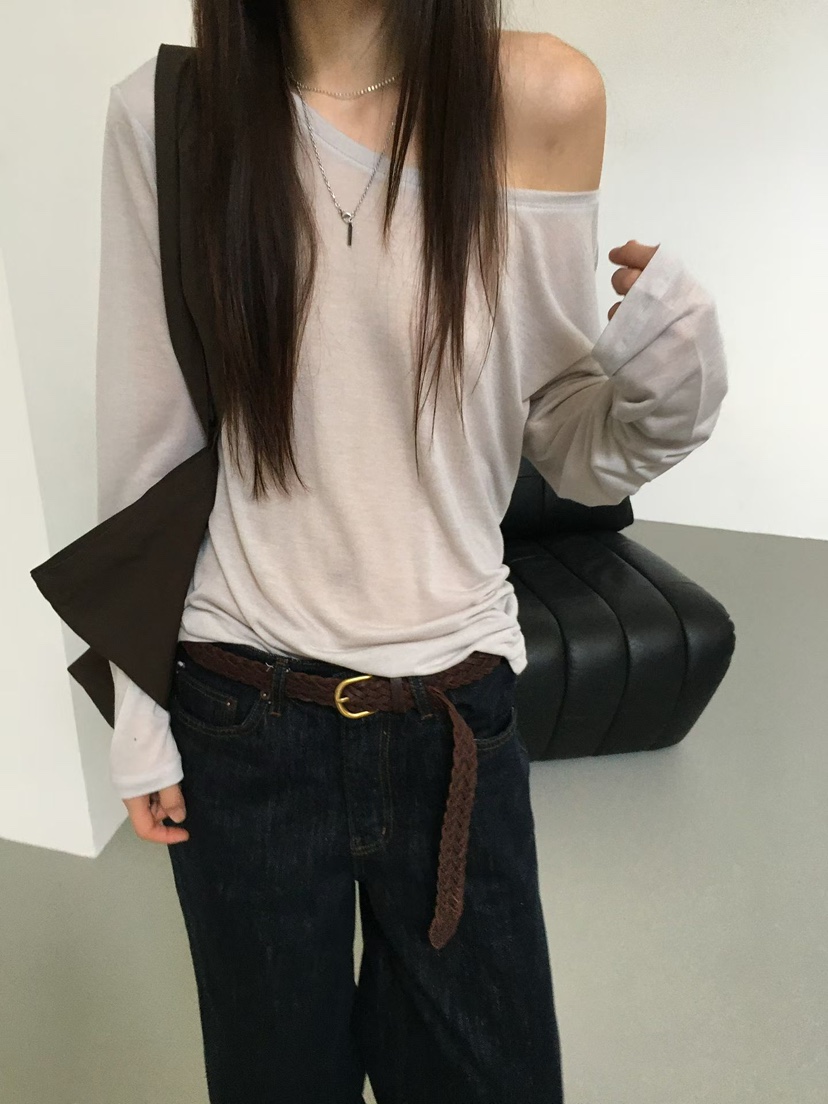 MINIMUZE東大門代購女裝新款休閑職業26初秋時尚熱賣長袖T恤MINIMUZE長袖T恤