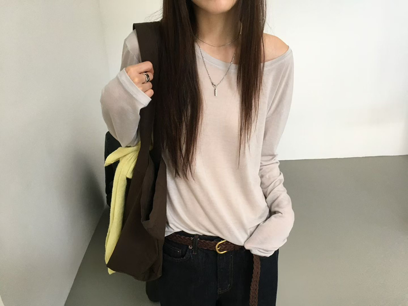 MINIMUZE東大門代購女裝新款休閑職業26初秋時尚熱賣長袖T恤MINIMUZE長袖T恤