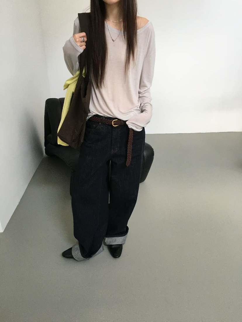 MINIMUZE東大門代購女裝新款休閑職業26初秋時尚熱賣長袖T恤MINIMUZE長袖T恤