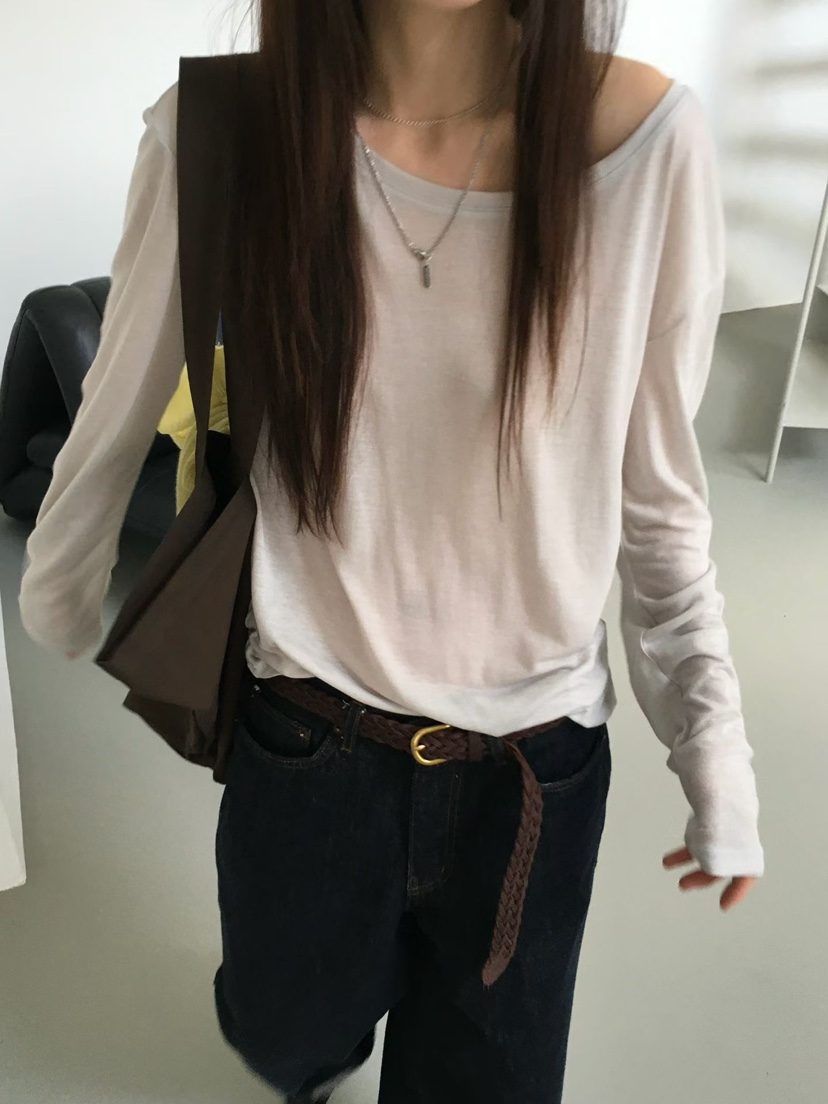 MINIMUZE東大門代購女裝新款休閑職業26初秋時尚熱賣長袖T恤MINIMUZE長袖T恤