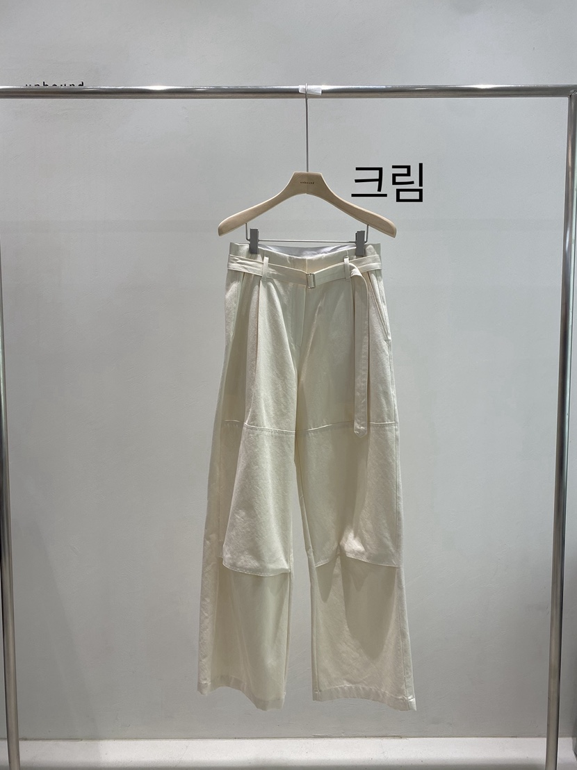 UNBOUND韓國直郵女裝新品休閑26秋冬熱賣真品休閑褲含腰帶UNBOUND休閑褲圖色1