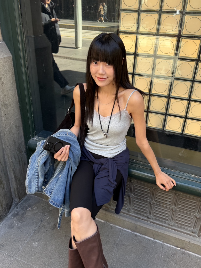 BAKING POWDER韓國直郵女裝新款26初秋推薦職業吊帶背心BAKING POWDER吊帶/背心