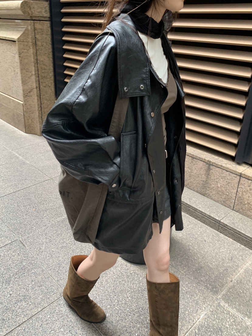 LOGARDEN東大門實拍女裝新款時尚熱賣26初秋職業長款風衣LO GARDEN長款風衣