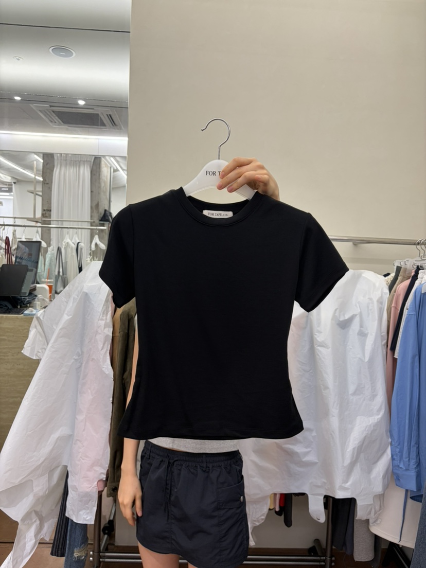 FOR TAPE東大門實拍女士新款26初秋職業真品休閑推薦T恤FOR TAPET恤圖色4