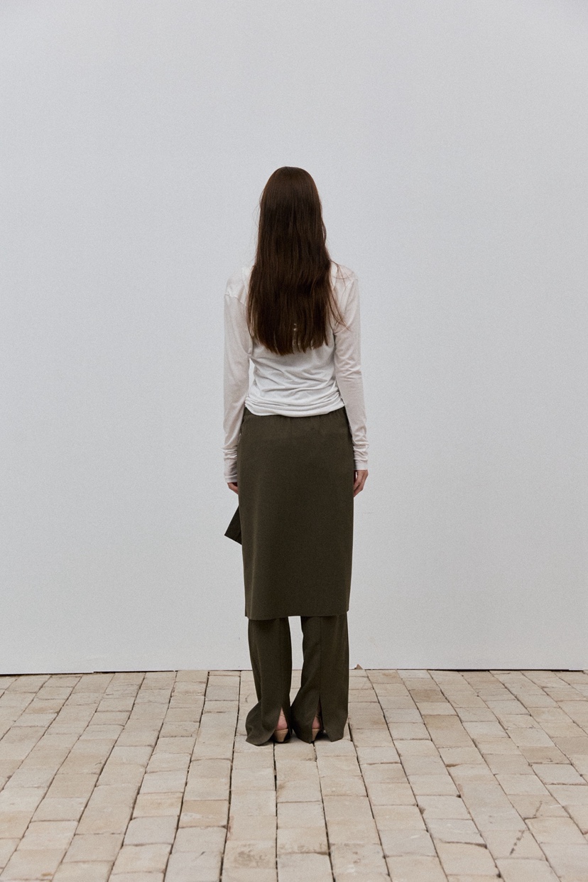 UNBOUND韓國代購女裝新款人氣26秋冬職業真品半身裙中短裙UNBOUND半身裙/中短裙