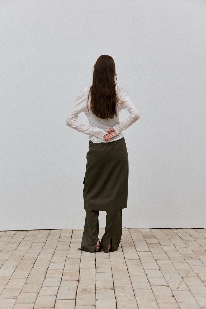 UNBOUND韓國代購女裝新款人氣26秋冬職業真品半身裙中短裙UNBOUND半身裙/中短裙