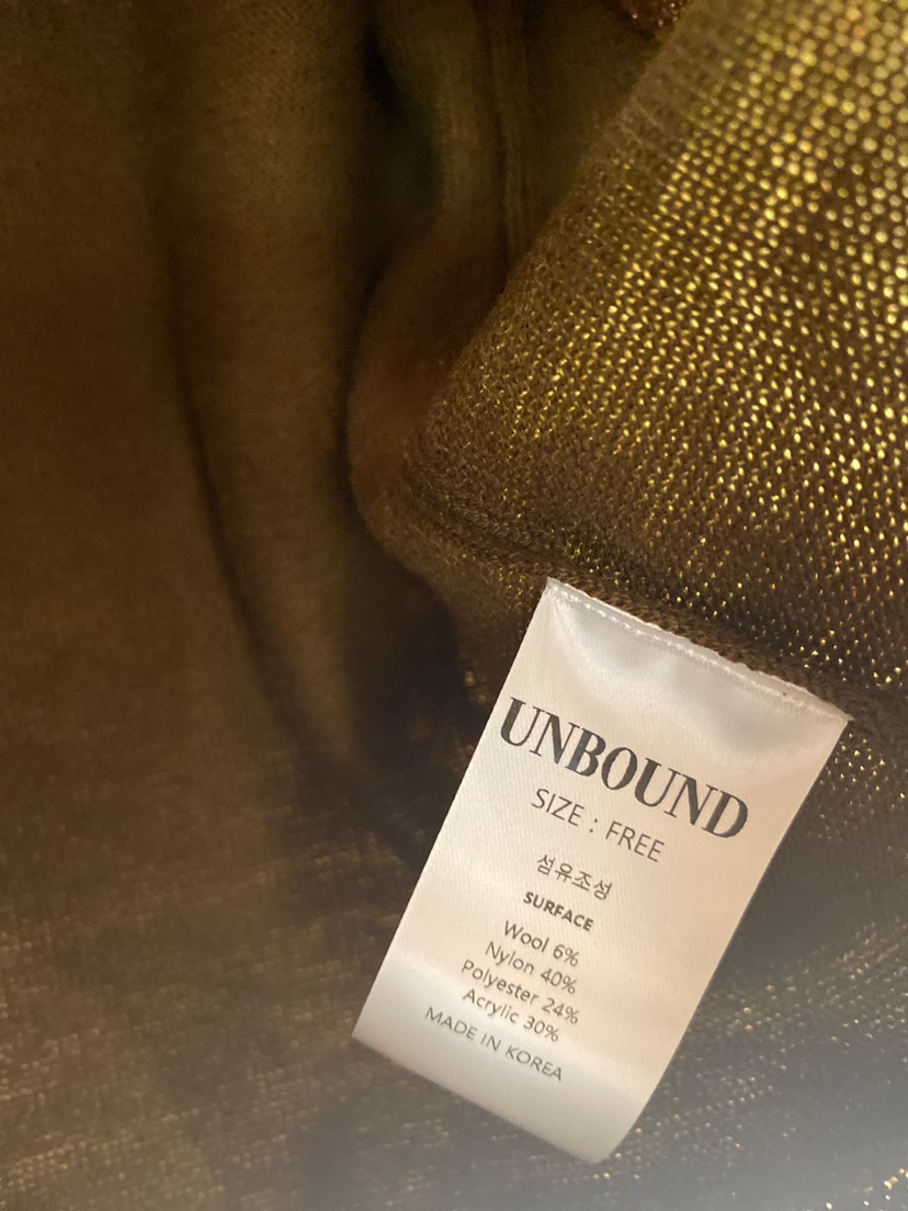 UNBOUND東大門直郵女士新款熱賣26初秋26秋冬職業推薦針織衫UNBOUND針織衫