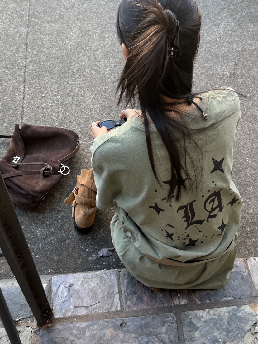 BAKING POWDER東大門代購女裝新款真品26秋冬26初秋職業T恤BAKING POWDERT恤