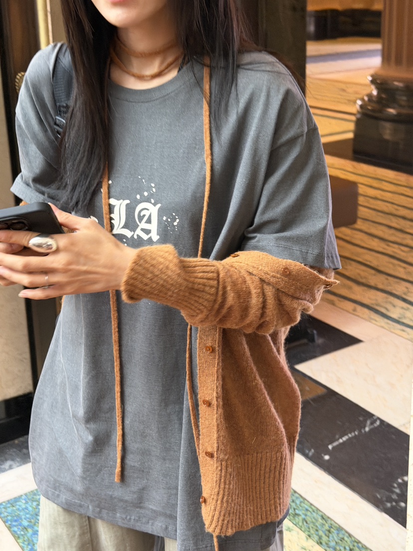 BAKING POWDER東大門代購女裝新款真品26秋冬26初秋職業T恤BAKING POWDERT恤