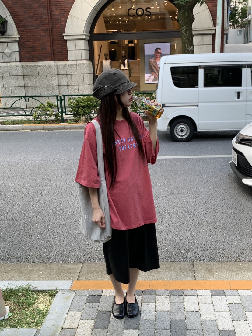 LOGARDEN東大門實拍女士新品時尚26秋冬人氣26初秋真品T恤LO GARDENT恤圖色2