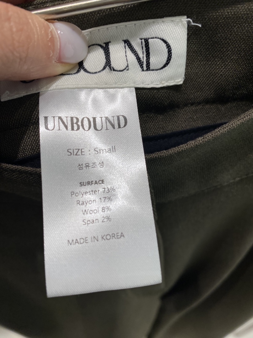 UNBOUND東大門直郵女士新品26秋冬推薦真品人氣26初秋休閑褲UNBOUND休閑褲