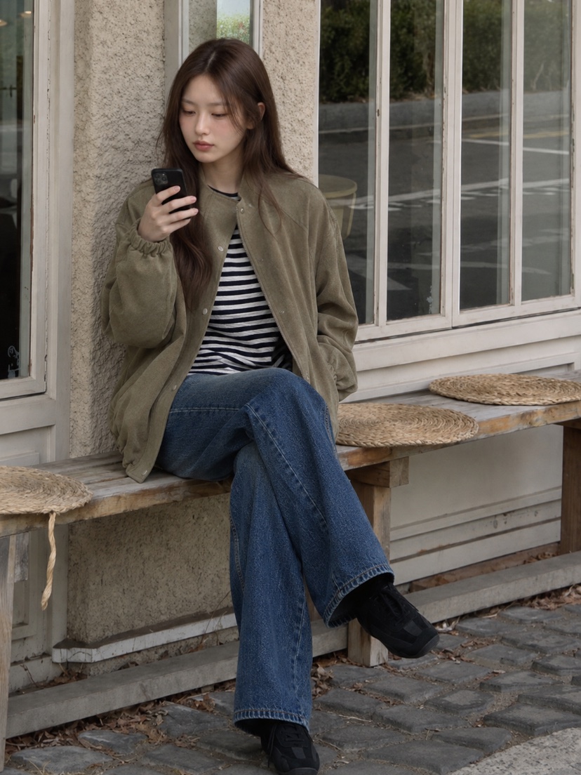 CELEBRITY-A東大門代購女裝新品休閑26秋冬熱賣真品夾克CELEBRITY-A夾克