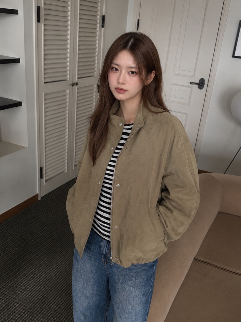 CELEBRITY-A東大門代購女裝新品休閑26秋冬熱賣真品夾克CELEBRITY-A夾克圖色2