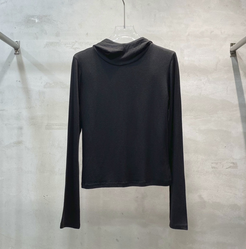 BLACK RIBBON-A東大門直郵女裝新品26秋冬長袖T恤連帽衫BLACK RIBBON-A長袖T恤圖色3