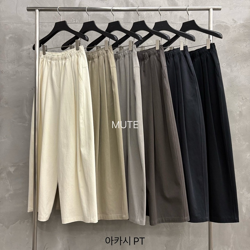 MUTE-P韓國直郵女裝新品推薦26秋冬真品26初秋時尚休閑褲MUTE休閑褲