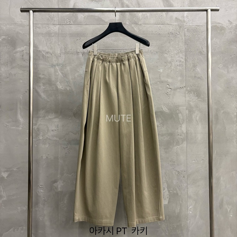 MUTE-P韓國直郵女裝新品推薦26秋冬真品26初秋時尚休閑褲MUTE休閑褲圖色2