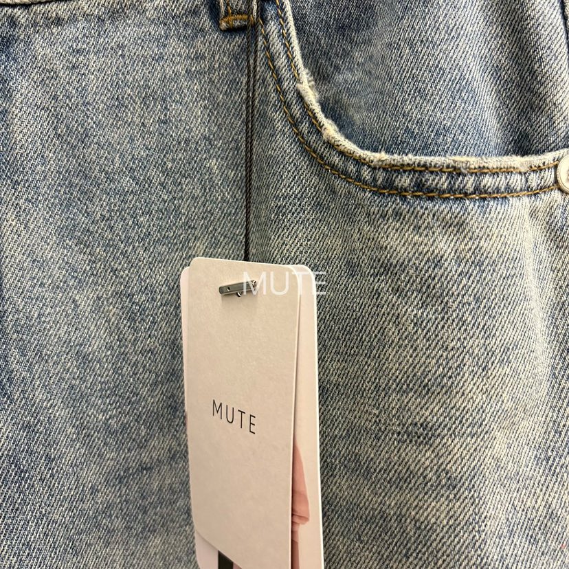 MUTE-P東大門代購女裝新款26秋冬時尚真品職業推薦牛仔褲MUTE牛仔褲