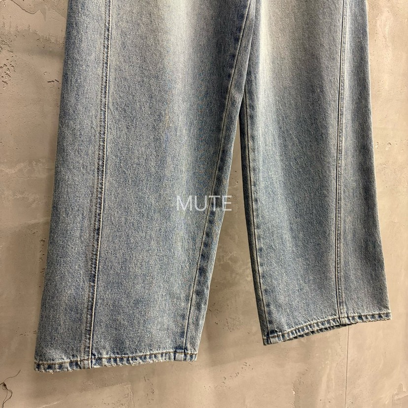 MUTE-P東大門代購女裝新款26秋冬時尚真品職業推薦牛仔褲MUTE牛仔褲