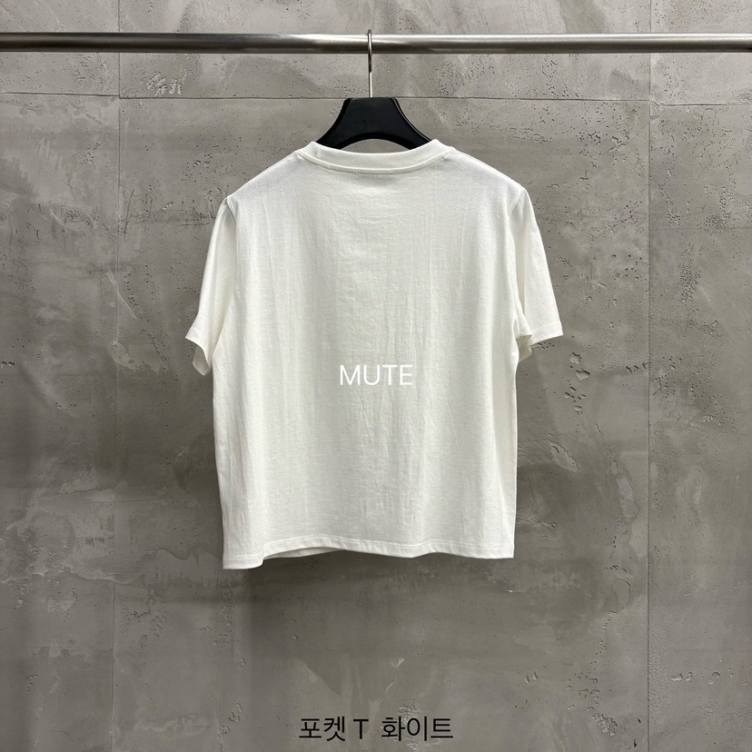 MUTE-P韓國代購女士新品真品熱賣26初秋時尚推薦T恤口袋MUTET恤