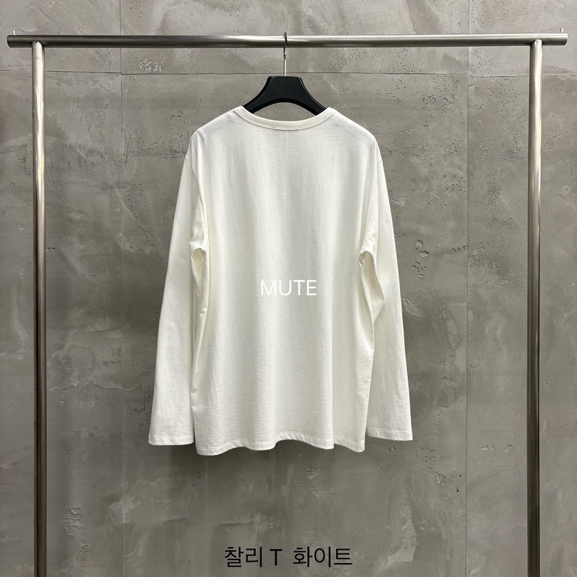 MUTE-P韓國直郵女裝新品人氣真品熱賣職業26秋冬長袖T恤MUTE長袖T恤