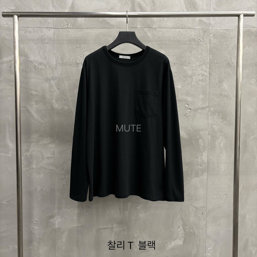 MUTE-P韓國直郵女裝新品人氣真品熱賣職業26秋冬長袖T恤MUTE長袖T恤圖色6