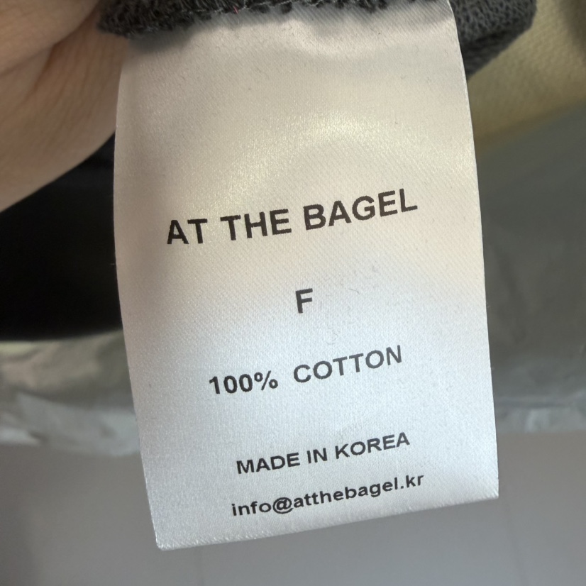 AT THE BAGEL東大門實拍女裝新品時尚26秋冬熱賣職業衛衣AT THE BAGEL衛衣