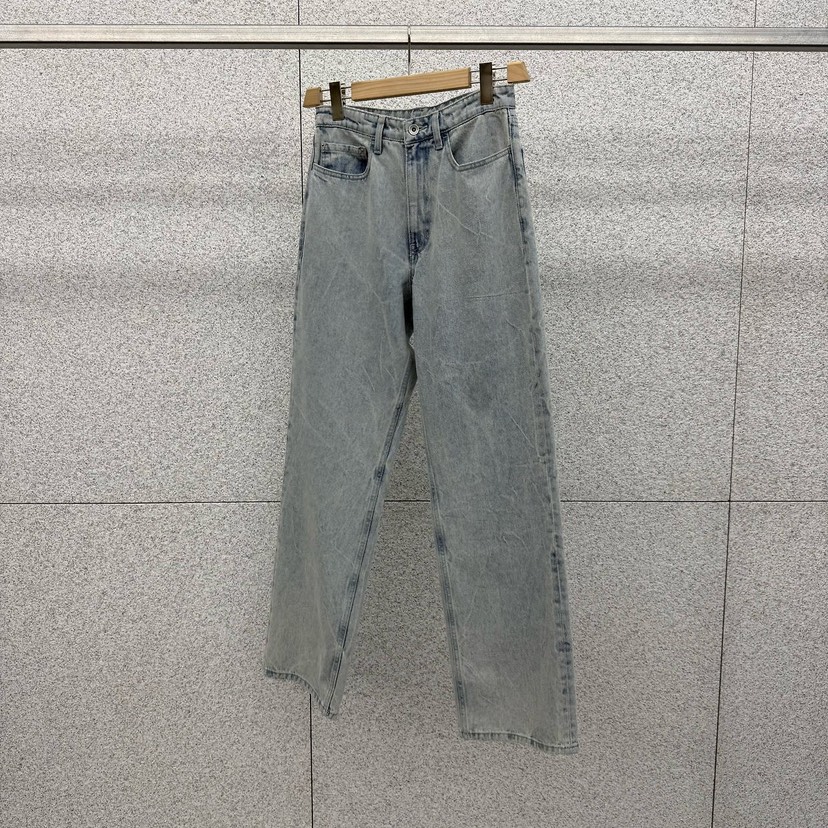 AT THE BAGEL東大門代購女士新款熱賣26秋冬真品牛仔褲AT THE BAGEL牛仔褲圖色2