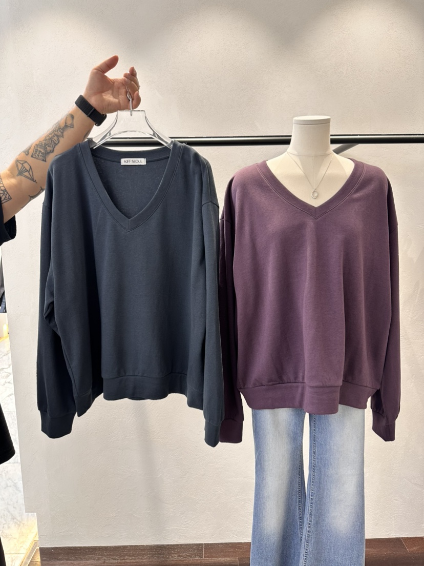 KIFF韓國代購女士新品26秋冬真品職業時尚26初秋休閑衛衣KIFF衛衣