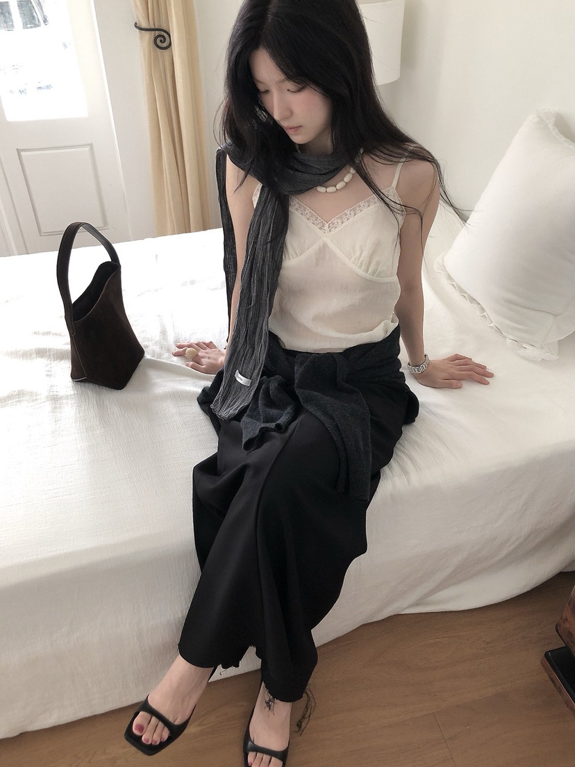 LE BUTTER韓國直郵女士新品熱賣推薦休閑圍巾披肩褶皺圍巾LE BUTTER圍巾/披肩