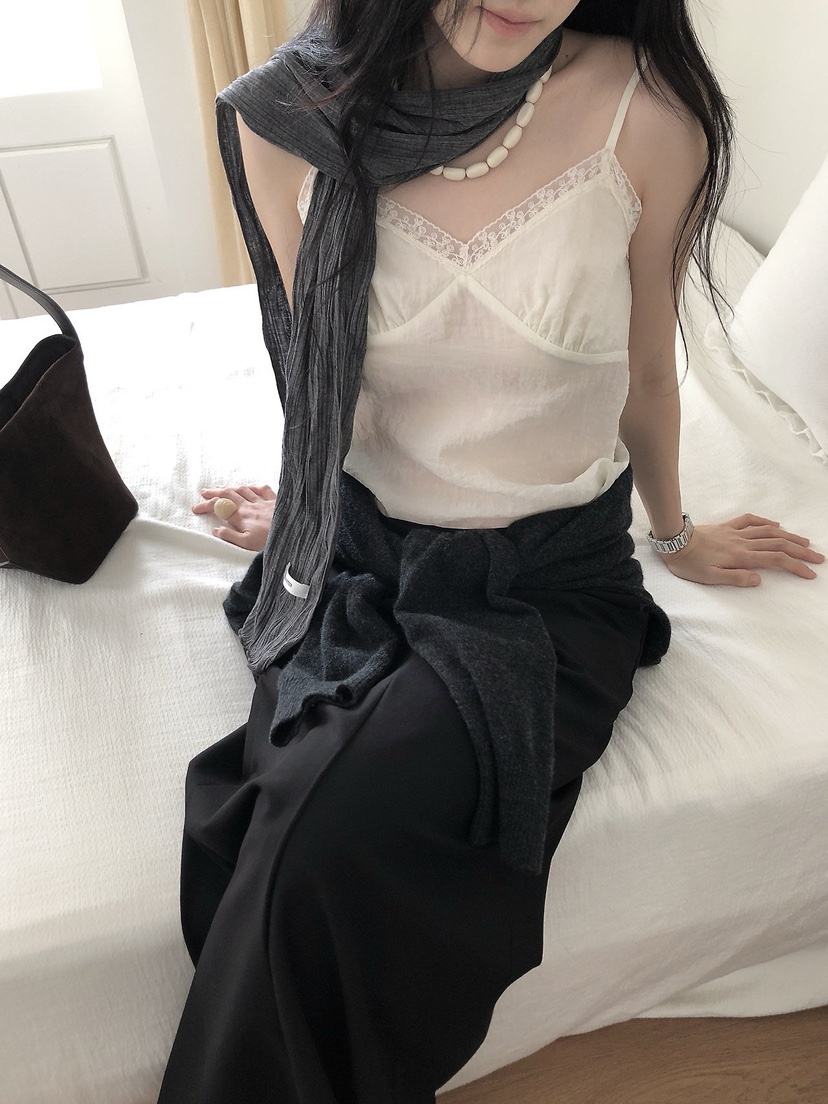 LE BUTTER韓國直郵女士新品熱賣推薦休閑圍巾披肩褶皺圍巾LE BUTTER圍巾/披肩