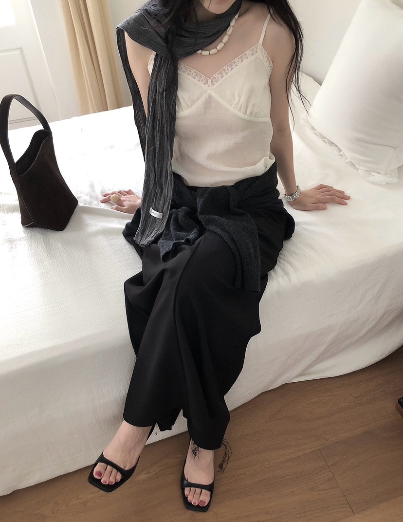 LE BUTTER韓國直郵女士新品熱賣推薦休閑圍巾披肩褶皺圍巾LE BUTTER圍巾/披肩
